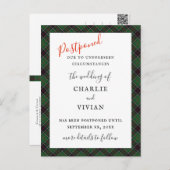 UITGESTELDE BRUILOFT Sinclair Clan Tartan Plaid Briefkaart (Voorkant / Achterkant)