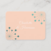 Uitgestelde bruiloft wijziging van datum aankondig informatiekaartje (Achterkant)