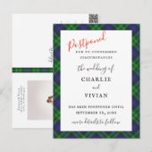 UITGESTELDE TROUW Abercrombie Clan Tartan Plaid Briefkaart (Voorkant / Achterkant)