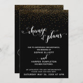 Uitgestelde weduwschap Gold Black Verandering van  Kaart (Voorkant / Achterkant)