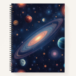 uitgestrekt universum notitieboek