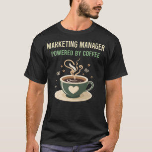 Uitgevoerd door Coffee Marketing Manager T-shirt