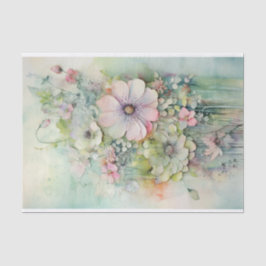 Uitgewassen Shabby Chic Mixed Media Tissuepapier