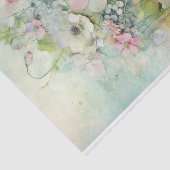 Uitgewassen Shabby Chic Mixed Media Tissuepapier (Detail)