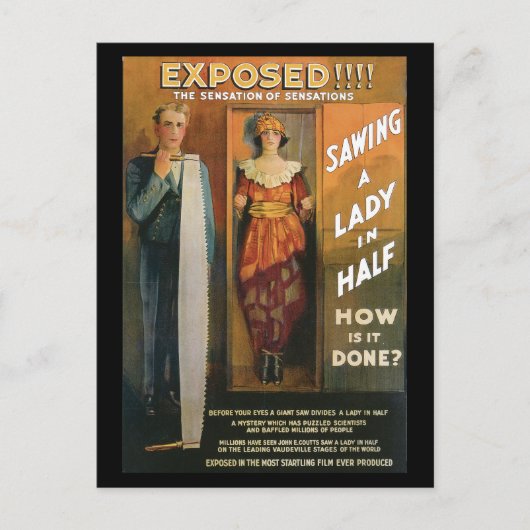 Uitgezet!! ~ Sensation of Sensations Briefkaart (Voorkant)