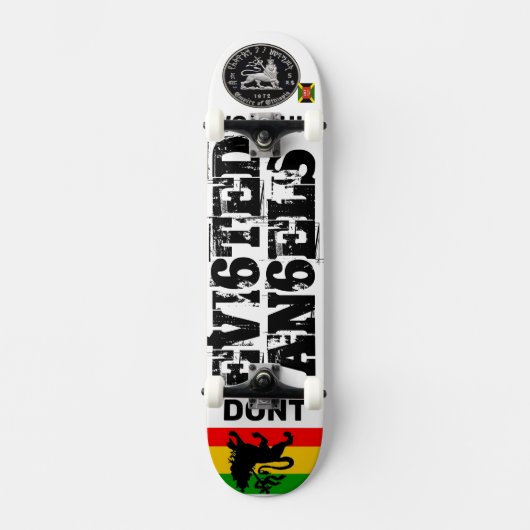UITGEZETTE ENGELEN Skateboard (Voorkant)
