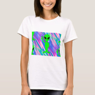 uitheemse hologram t-shirt