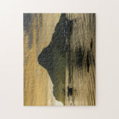 Uitkigger bij zonsondergang legpuzzel (Verticaal)
