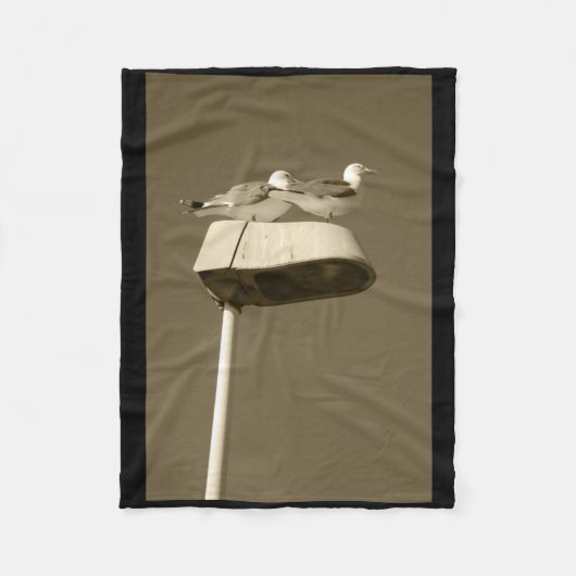 Uitkijkpost Lanzarote Tint Verticale Sticker Fleece Deken (Voorkant)