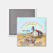 uitkijkpunt vuurtoren magneet (Voorkant / Achterkant)