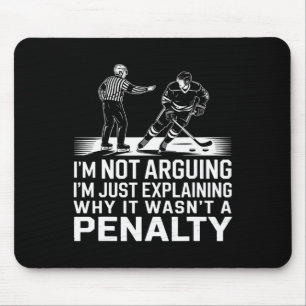 Uitleggen waarom het geen penalty was I IJshockey Muismat