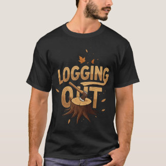 Uitloggen T-shirt