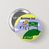 Uitloop van de gasButton Ronde Button 5,7 Cm (Voorkant /achterkant)