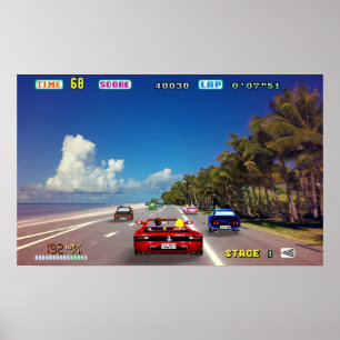 Uitloopretro Pixel art Poster