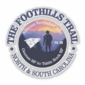Uitlopers Trail (rd2) Sticker (Voorkant)