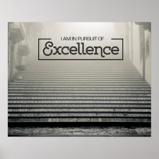 Uitmuntendheid Poster