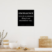 Uitmuntendheid Poster (Keuken)