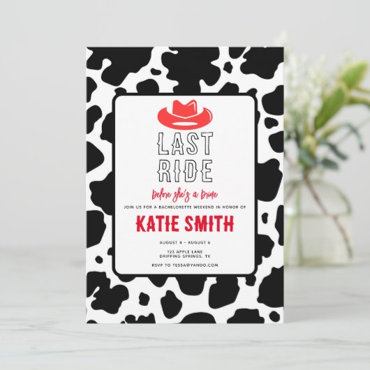 Uitnodiging (Staand voorkant)