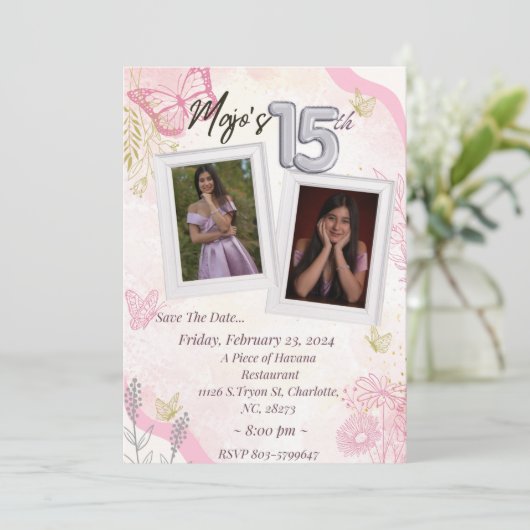 Uitnodiging (Staand voorkant)