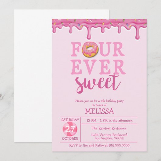 Uitnodiging (Voorkant / Achterkant)