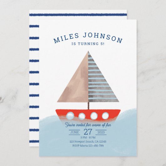 Uitnodiging (Voorkant / Achterkant)