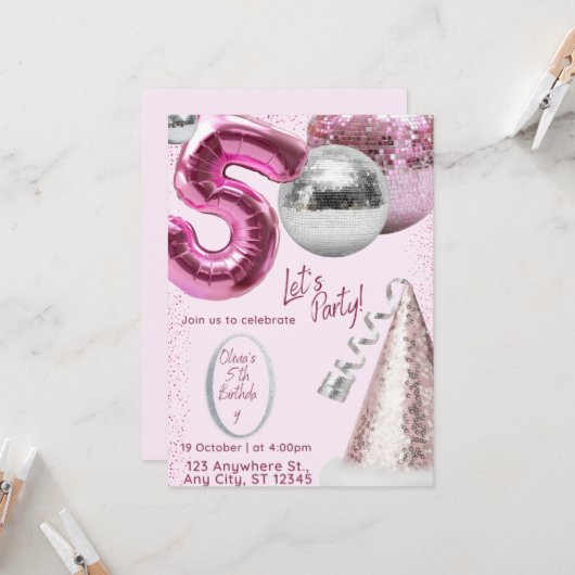 Uitnodiging  (Voorkant / Achterkant in situ)