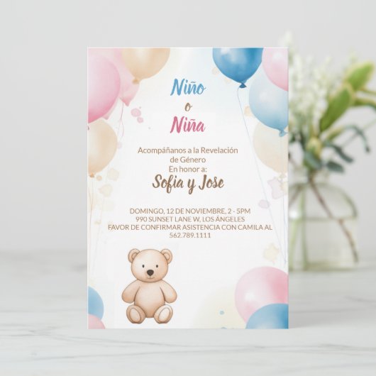 Uitnodiging (Staand voorkant)