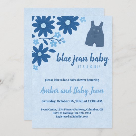 Uitnodiging (Voorkant / Achterkant)