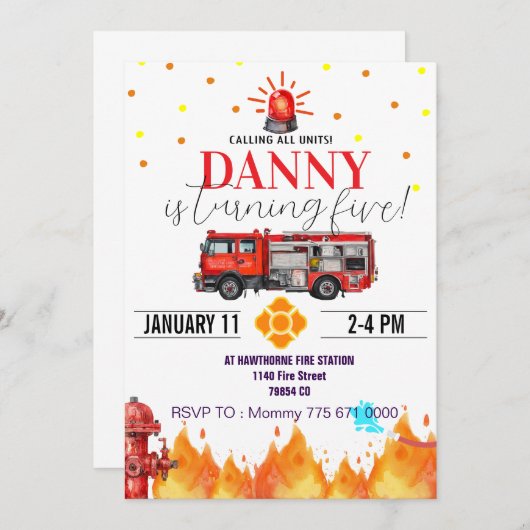 Uitnodiging (Voorkant / Achterkant)