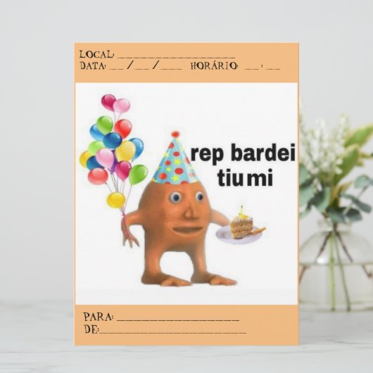 Uitnodiging (Staand voorkant)