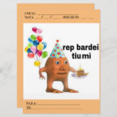 Uitnodiging (Voorkant / Achterkant)