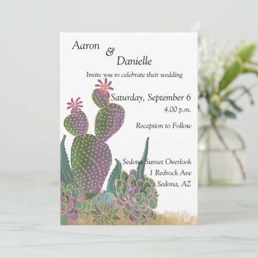 Uitnodiging (Staand voorkant)