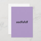 Uitnodiging (Voorkant / Achterkant)