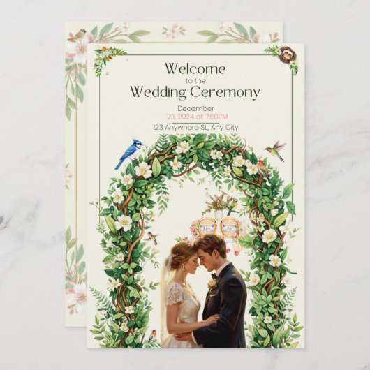 Uitnodiging (Voorkant / Achterkant)