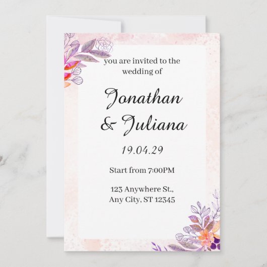 uitnodiging (Voorkant)