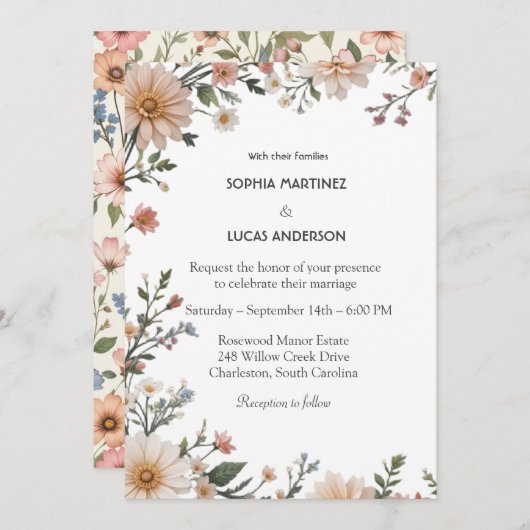 Uitnodiging (Voorkant / Achterkant)