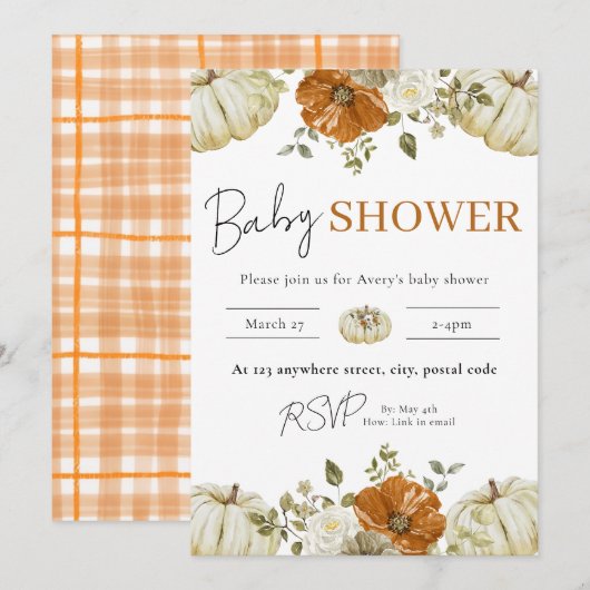 Uitnodiging (Voorkant / Achterkant)