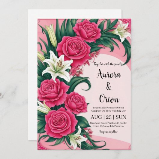 Uitnodiging (Voorkant / Achterkant)