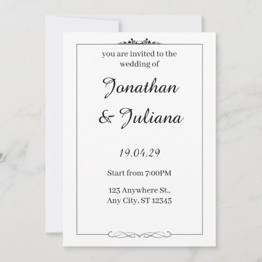 uitnodiging (Voorkant)