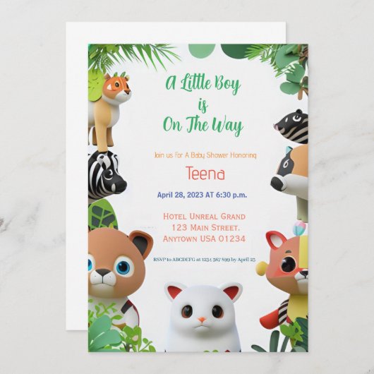 Uitnodiging (Voorkant / Achterkant)