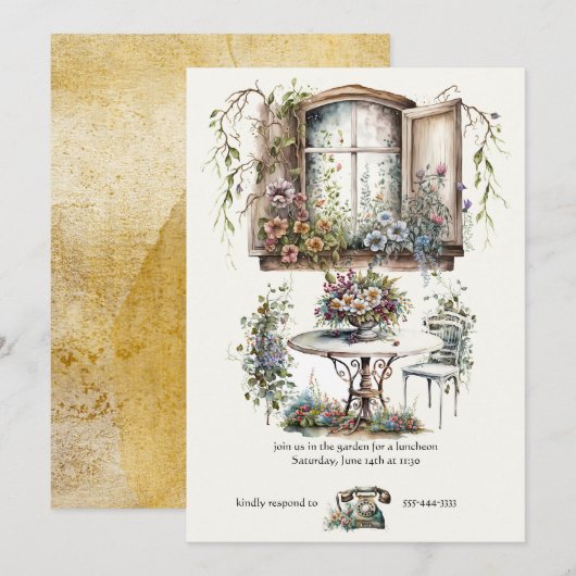 Uitnodiging (Voorkant / Achterkant)