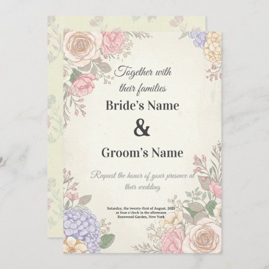 Uitnodiging (Voorkant / Achterkant)