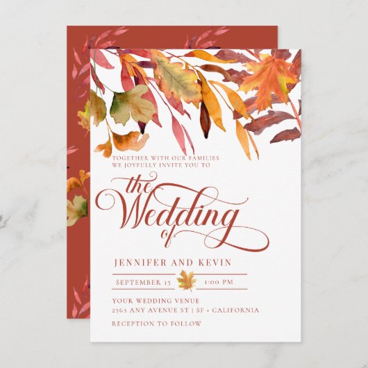 Uitnodiging (Voorkant / Achterkant)