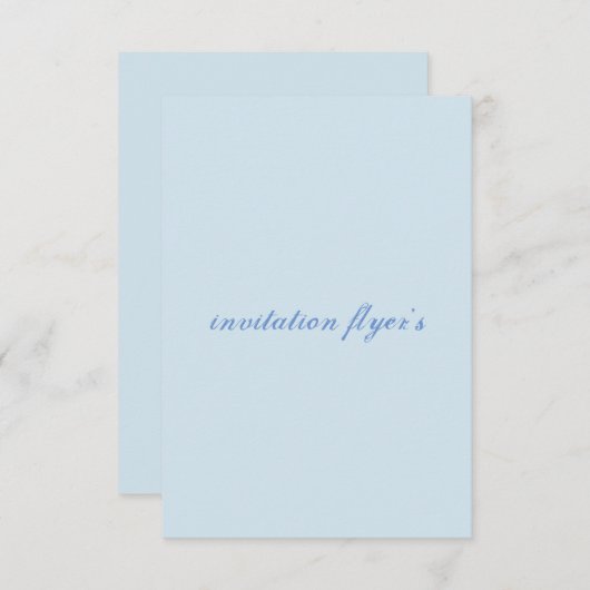 uitnodiging (Voorkant / Achterkant)