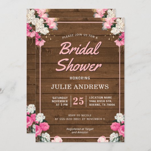 Uitnodiging (Voorkant / Achterkant)