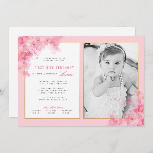 Uitnodiging (Voorkant / Achterkant)