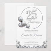 uitnodiging 25-jarig jubileum (Voorkant / Achterkant)