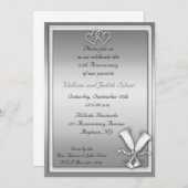 Uitnodiging 25-jarig jubileum champagne (Voorkant / Achterkant)