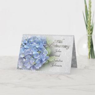 Uitnodiging 25-jarig jubileumfeest hydrangea's bla