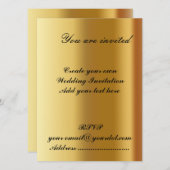 Uitnodiging 2 voor bruiloft (Voorkant / Achterkant)